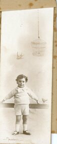 Photograph, A young John Black, c 1920s