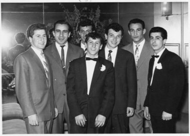 Photograph, Young men at a social function, c Early 1970s