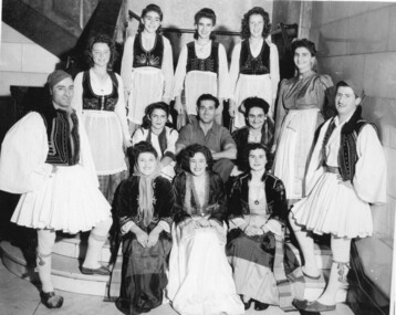 Photograph, Nina Black Greek dance group, 1950