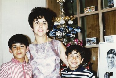 Photograph, Rita, Nick and Greg Varigos, c 1965