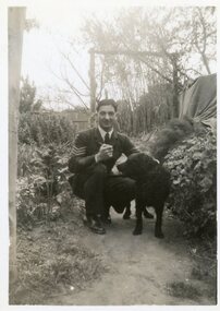 Photograph, Dennis Varigos in air force uniform, c1944