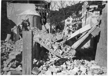 Photograph, Ithaca earthquake, 1953
