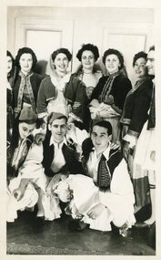 Photograph, Greek dance group, c