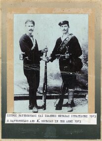Photograph, Greek soldiers, 1913
