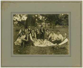 Picnic group, c1940s