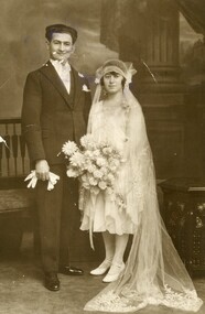 Photograph, Anastasi and Thalia Papadopoulos (Pappas) wedding, 1929