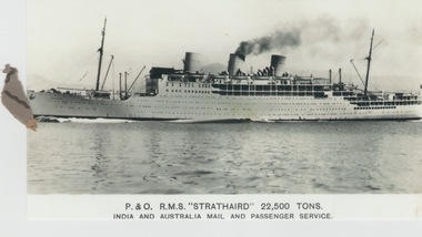 Photograph, P&O RMS "STRAITHAIRD", c1930s