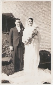 Photograph, Dimitri and Kalypso Sofianos wedding, 14 February 1937