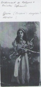 Photograph, Helen Raftopoulos, bridesmaid, 1937