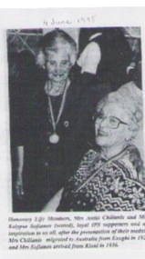 Photograph, Honorary Life Members, 15 December 1995