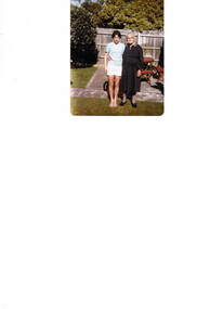 Photograph, Penelope Maroudas and granddaughter, c 1960s