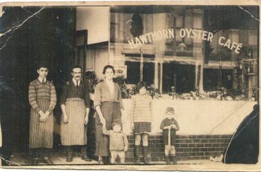 Photograph, Hawthorn Oyster Cafe, c1928