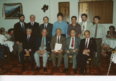 Photograph, Recognising service to IPS, 1990s
