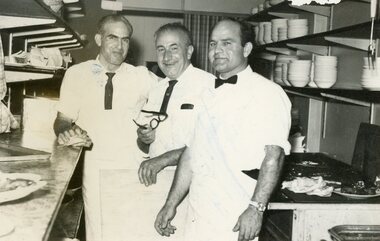 Photograph, Three waiters