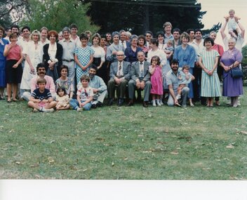 Photograph, Varigos family reunion, C 1980s