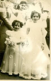 Photograph, Flower girls, C1940s