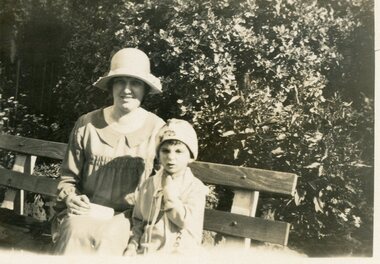Photograph, Mother and daughter, C 1930