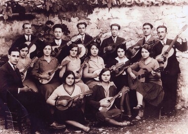 Photograph, Mandolin orchestra, c1930s