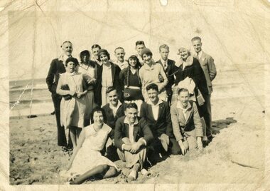 Photograph, At the seaside, c1930s