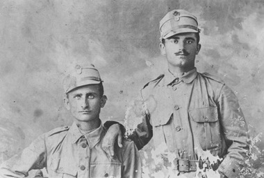 Photograph, Two soldiers, Greece, c 1912 -1918