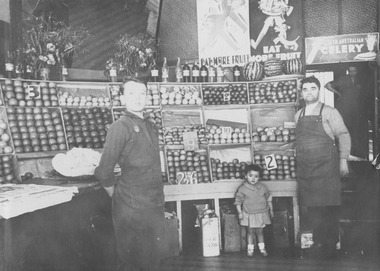 Photograph, Fruit shop, c1930s