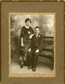 Photograph, George and Ioulia Raftopoulos, c1925