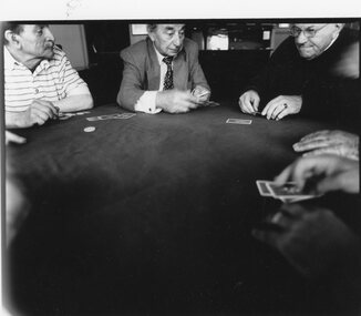Photograph, Card players, c1990s