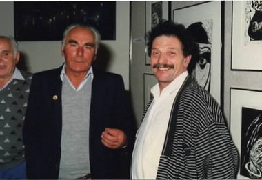 Photograph, Dennis Katsamas, Ithacan Art Exhibition, 1991