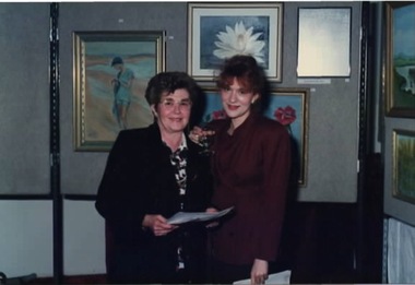 Photograph, Dennis Katsamas, Ithacan Art Exhibition, 1991