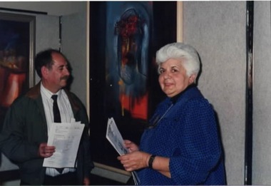 Photograph, Dennis Katsamas, Ithacan Art Exhibition, 1991