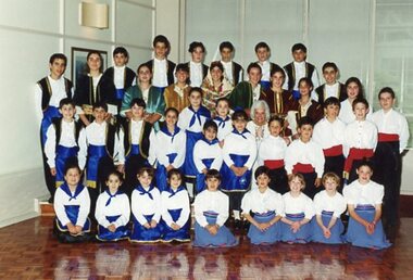 Photograph, Greek dance groups, 1990s