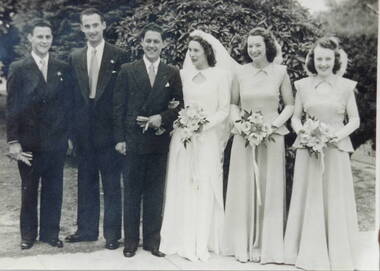 Photograph, Papas wedding, 1948