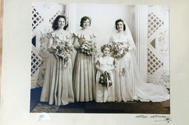 Photograph, Toula Makris-Kandiliotis bride, June 1949