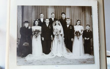 Photograph, Orpheus and Vicky Kandiliotis wedding, 1947