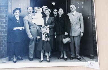 Photograph, Alexandra Kandiliotis' baptism, 1956