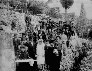 Photograph, Wedding in Ithaca, c1920s