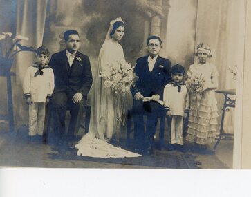 Photograph, Wedding of Iraklis and Eleni Varvaregos, 1931