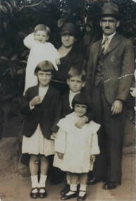 Photograph, Kostopulos family at the gardens, 1938