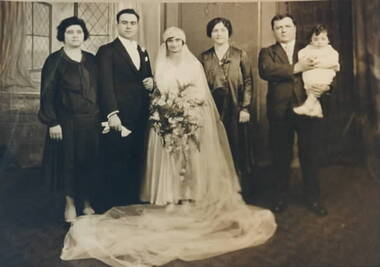 Photograph, Wedding of George and Anthi Chilianis, 1930