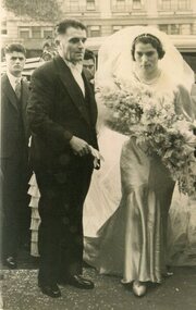 Photograph, Chrisoula Kallinikos on wedding day, 1937