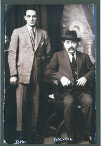 Photograph, John and Stavros Mavrokefalos