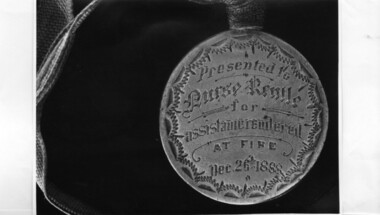 Medal, Nurse Annie Rentle medal, 1889