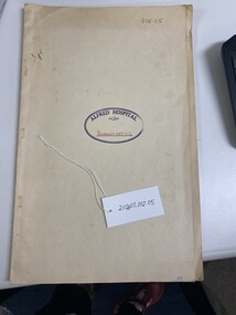 Document - Lecture Notes - Alfred Hospital, anaesthetics lecture notes for nurses (Alfred Hospital medical  lectures), [ca 1980]