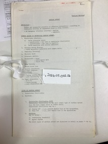 Document - Lecture Notes - Alfred Hospital, Cardiac Arrest lecture notes for nurses (Alfred Hospital medical  lectures), [ca 1970]