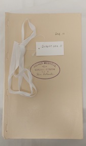 Document - Lecture Notes - Alfred Hospital, General Nursing Notes Part 2, [ca 1973-74]