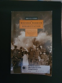 Paperback book including many black and white photos. Contains a history of Caulfield General Medical Centre, including the No 11 Army General Hospital/Caulfield Rehabilitation Hospital and the Royal Southern Memorial Hospital adapting rehabilitation to changing conditions of two World Wars, polio outbreaks to care of the elderly and accident victims.
Sepia photograph of soldiers and nurses on front and back cover. 
Portrait of the author, Bruce Ford on back cover also. 