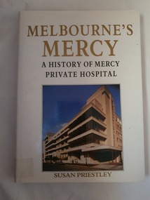 This illustrated book is a history of the Mercy private Hospital in Melbourne. It describes the work of the Sisters of Mercy, first at St Benedict's hospital Malvern (opened 1920) and then from December 1934 at the Mercy Private Hospital in East Melbourne. Also included is a history of the Mercy Maternity Hospital, that opened in East Melbourne in 1971. The period covered by the book extends to the mid 1980's. The text is enlivened by anecdotes of doctors, nurses, other staff and patients.