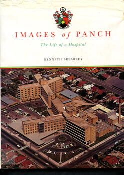 Illustrated hardcover book. Also on front is an aerial photograph of PANCH. On the back cover is the hospital's coat of arms and the words 'Preston and Northcote Community Hospital'. Contains a history of the Preston and Northcote Community Hospital, from the initial proposal in 1941 that a hospital be built in Preston, the official opening of the hospital in 1960, until it's closure in1998.