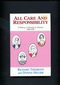 Illustrated hardcover book with dust jacket. Commencing with the rudimentary nursing arrangements of the mid 19th century Victoria, this book examines the gradual introduction of new concepts of nursing the sick and revolutionary approaches to the organisation of the nascent profession.