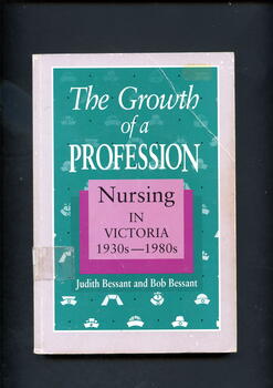 Illustrated paperback book. This book is about nurses and nursing in Victoria from the 1930s until the 1980's. It traces the difficult steps that the nursing profession has made towards forging its identity within medicine, improving wages and conditions and the transferring of nurse education into the tertiary sector. The book culminates with the nurses' strike of 1986.